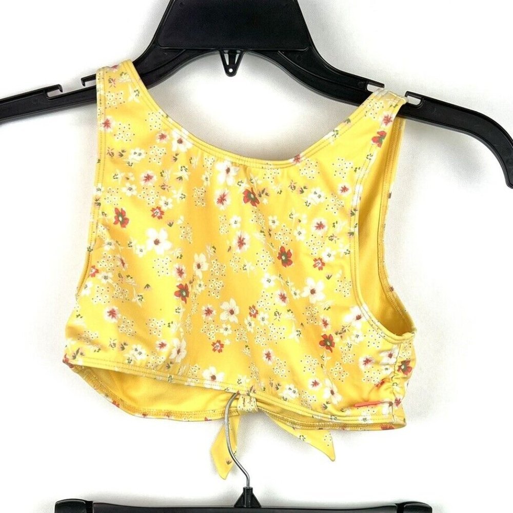 Roxy Girl’s Two Piece Yellow Swimsuit Set Size 14